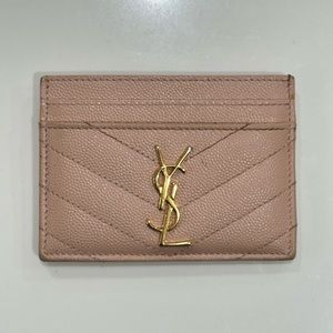 Saint Laurent Cassandre Matelasse Card Case